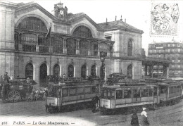 75-PARIS-GARE MONTPARNASSE-N°T2409-C/0083 - Metro, Stations