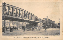 75-PARIS-X-LE METROPOLITAIN-STATION DE LA CHAPELLE-N°T2409-A/0261 - Distretto: 10