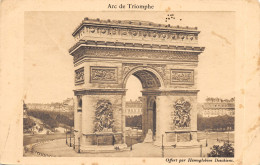 75-PARIS-ARC DE TRIOMPHE-N°T2409-D/0351 - Triumphbogen