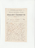 15-Chalvet-Tourrette.. Epicerie Nouvelle..Spécialité De Cafés, Beurres & Fromages...Saint-Flour.....(Cantal)...1916 - Lebensmittel