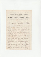 15-Chalvet-Tourrette.. Epicerie Nouvelle..Spécialité De Cafés, Beurres & Fromages...Saint-Flour.....(Cantal)...1916 - Levensmiddelen