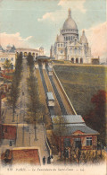 75-PARIS-LE SACRE CŒUR-LE FUNICULAIRE-N°T2409-C/0383 - Sacré-Coeur