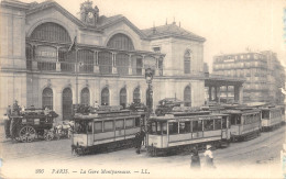 75-PARIS-LA GARE MONTPARNASSE-N°T2409-C/0315 - Metro, Stations