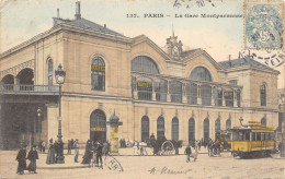 75-PARIS-LA GARE MONTPARNASSE-N°T2409-C/0295 - Metro, Estaciones