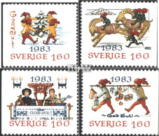 Schweden 1258-1261 (kompl.Ausg.) Postfrisch 1983 Weihnachtsmarken - Nuovi