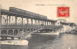 75-PARIS-PASSY-PASSERELLE DU METROPOLITAIN-N°T2409-C/0265 - Métro Parisien, Gares