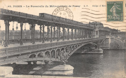 75-PARIS-PASSY-PASSERELLE DU METROPOLITAIN-N°T2409-C/0267 - Pariser Métro, Bahnhöfe