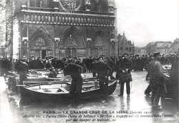 75-PARIS-LA GRANDE CRUE DE LA SEINE-N°T2409-C/0133 - Überschwemmung 1910