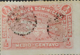 OH) 1900 DOMINICAN REPUBLIC, MAP, ERROR,  USED, EXCELLENT CONDITION - Dominican Republic