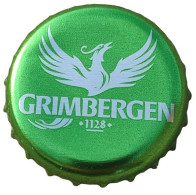Capsule De Bière Beer Crown Cap Grimbergen Verte Clair Issue Bouteille Pale Ale SU - Cerveza
