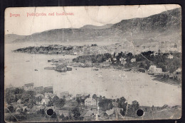 Norge - 1920 - Bergen - Der Puddefjord Mit Dem Badehafen - Noorwegen