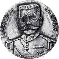 France, Médaille, Cinquantenaire De La Mort Du Maréchal Lyautey, 1984, Bronze - Otros & Sin Clasificación