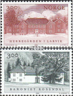 Norwegen 1033-1034 (kompl.Ausg.) Postfrisch 1989 Herrenhöfe - Neufs