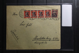 Memel 4x 34, 35 Auf Briefrest Als Mischfrankatur #BA980 - Memel (Klaïpeda) 1923