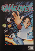 Carte Postale - Game Over (verso "L'intimidation N'est Pas Un Jeu !") SIRE - Werbepostkarten