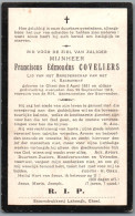 Bidprentje Geel - Coveliers Franciscus Edmondus (1851-1916) - Images Religieuses