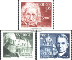 Schweden 1175-1177 (kompl.Ausg.) Postfrisch 1981 Nobelpreisträger - Ongebruikt
