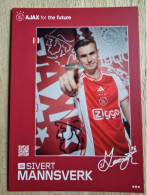 Card Sivert Mannsverk - Ajax Amsterdam - 2023-2024 - Football - Soccer - Voetbal - Fussball - Molde Sogndal - Soccer