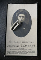 JOSEPHINE LAMBERT ° LEUVEN 1887 + 1918 - Devotieprenten