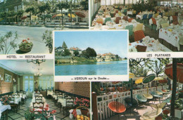 Verdun Sur Le Doubs.Hôtel Restaurant Les Platanes.Mme Pinaut Propriétaire. - Autres & Non Classés