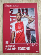 Card Anass Salah-Eddine - Ajax Amsterdam - 2023-2024 - Football - Soccer - Voetbal - Fussball - FC Twente AZ Alkmaar - Fussball