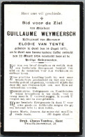Bidprentje Gent - Weymeersch Guillaume (1871-1924) - Andachtsbilder