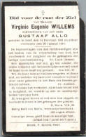 Bidprentje Gent - Willems Virginie Eugenie (1869-1910) Beschadigd - Devotieprenten