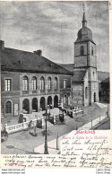 ►MARKIRCH - SAINTE MARIE AUX MINES◄►68◄PRÉCURSEUR►1901◄CPA►MAIRIE ET ÉGLISE DE LA MADELEINE►PHOT. CELLARIUS - Sainte-Marie-aux-Mines