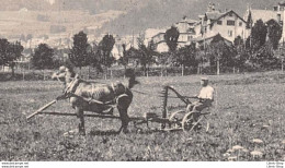 SCHWEIZ►CPA►1908►CERNIER►VUE GÉNÉRALE►ATTELAGE + FAUCHEUSE ►ÉDIT. HUGUENIN ET GRIVAZ, NEUCHÂTEL - Neuchâtel