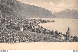 SCHWEIZ►MONTREUX◄VD►PRÉCURSEUR◄CPA►VUE GÉNÉRALE► PHOTOGRAPHIE GABLER, INTERLAKEN - Montreux