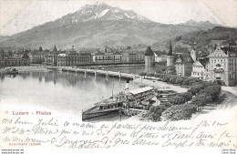 SCHWEIZ►LUZERN►CPA►PRÉCURSEUR◄1905►PILATUS ▬► CACHET DATÉ " HÔTEL DU LAC"►ÉDITION ILLUSTRATO LUZERN No 76 - Lucerne