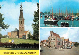 72684242 Medemblik Kirche Hafen Ortsmotiv Medemblik - Sonstige & Ohne Zuordnung