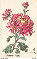 ILLUSTRATEUR DE FLEURS E. LORENTZ - CHRYSANTHÈME ( ͡♥ ͜ʖ ͡♥) ♥ - Sonstige & Ohne Zuordnung