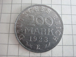 Germany 200 Mark 1923 E - 200 & 500 Mark