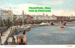 R423898 London. The Embankment. Postcard - Sonstige & Ohne Zuordnung