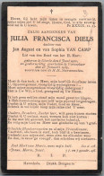 Bidprentje Gierle - Diels Julia Francisca (1920-1939) - Images Religieuses