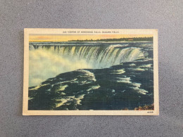 Center Of Horseshoe Falls, Niagara Falls Carte Postale Postcard - Cataratas Del Niágara