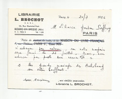 01 - BOURG En BRESSE - Librairie L. Brochot  ( Vue Recto Verso ) - Other & Unclassified