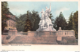 Suisse > NE Neuchâtel  - Monument De La République Edition Burgy Lith. Saint-Imier N°2341 Année ± 1903 ♥♥♥ - Neuchâtel