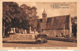 [27]  COCHEREL  - L'Eglise Et Le Tombeau Du Président BRIAND. -  Cpa ± 1930 ♥♥♥ - Altri & Non Classificati