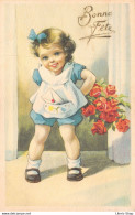 ENFANTS / FANTAISIE / BONNE FÊTE - Adorable Fillette - Fleurs - Lovely Little Girl - Flowers ♥♥♥ - Kindertekeningen