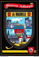 [17] LA ROCHELLE -  Cpm Autocollant Adhésif Blason écusson -  ♥♥♥ - La Rochelle