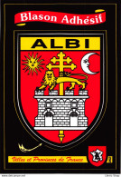 [81] ALBI -  Cpm Autocollant Adhésif Blason écusson -  ♥♥♥ - Albi