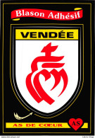 [85] VENDÉE -  Cpm Autocollant Adhésif Blason écusson -  ♥♥♥ - Autres & Non Classés