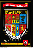 PAYS BASQUE -  Cpm Autocollant Adhésif Blason écusson -  ♥♥♥ - Midi-Pyrénées