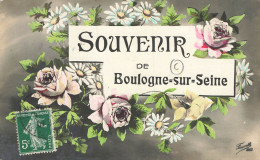 D9766 Boulogne Sur Seine Souvenir - Boulogne Billancourt