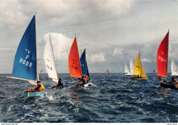 Bateaux > Voiliers - Dériveurs "Vauriens" En Régate GF 1977 Timbre Belge ♦♦♦ - Zeilboten