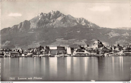 Schweiz, LUZERN Mit Pilatus  Cpsm PF1950 ♦♦♦ - Lucerna