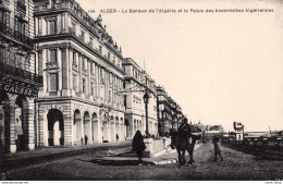 ALGER  La Banque D'Algérie Et Le Palais Des Assemblées Algériennes  N° 144 Collection Idéale ?  Cpa ±1920 ♥♥♥ - Algerien