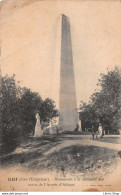 ALGER - (Fort L'Empereur) - Monument à Ma Mémoire Des Morts De L'Armée D'Afrique Cpa 1923 ♠♠♠ - Algiers